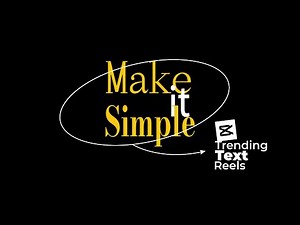 How to Make Trending Text Reels Font Animation on CapCut | Easy Tutorial