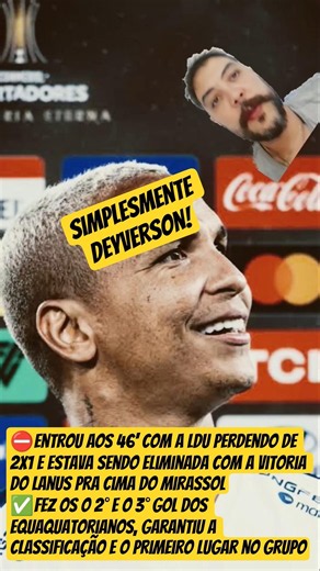 PURO SUCO DE DEYVERSON! Entrou aos 46 com o time perdendo e marcou os 2 gols da virada. #deyverson