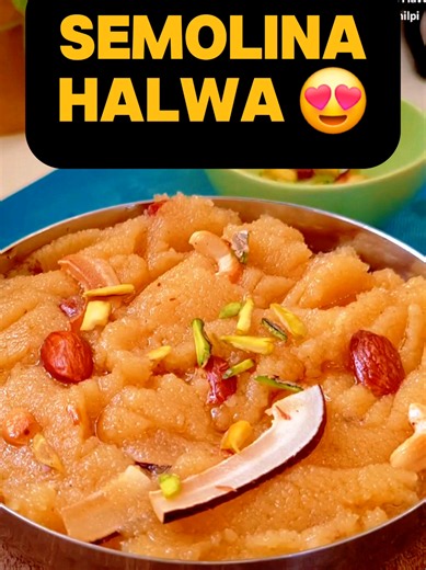 Creamy & Juicy Semolina Halwa 🤤✨ | Easy Indian Dessert This rich, juicy and aromatic semolina halwa is the ultimate comfort dessert! Made with semolina, milk, saffron, sugar and crunchy nuts. Perfect for anyone who loves easy homemade desserts. Try this delicious recipe and let me know what you think! 😍 semolina halwa, suji halwa recipe, easy halwa recipe, Indian dessert, South Asian dessert, creamy semolina dessert, juicy halwa, easy homemade dessert, quick dessert recipe, traditional halwa, 