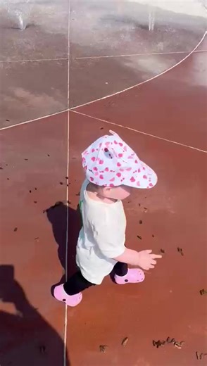 Enjoying Fun at the Splash Pad in Rochester Hills