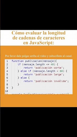Cómo evaluar la longitud de cadenas de caracteres en JavaScript (AJTekniko)