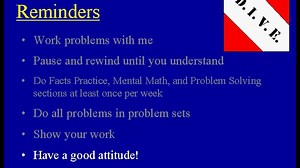 Lesson 110 DIVE 7/6, 3rd Edition