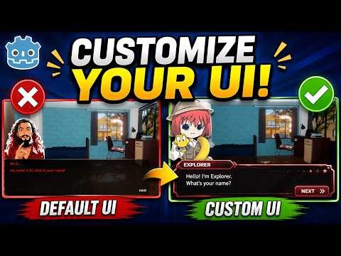 Customize the Ren'Py Dialogue System in Godot | Better UI in Minutes