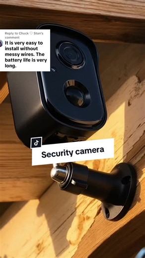 Replying to @Chuck ♡ Stan such a low price for an all around amazing camera. The high quality really suprised me. And no subscription needed on the app. #securitycamera #camera #wirelesscamera #homeimprovement #homegadgets
