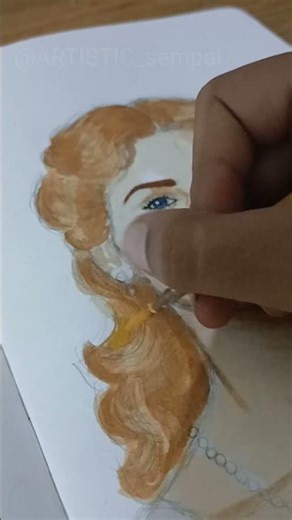 Female face potrait #art #drawing