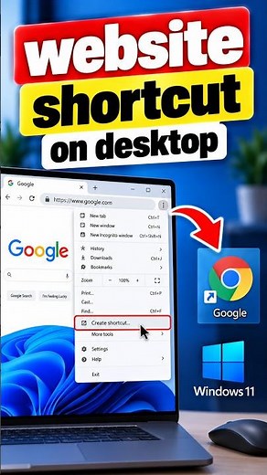 How To Create a Website Shortcut on Desktop Windows 11 ( 2026 )