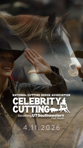 NCHA on Instagram: "We are honored to announce the return of the NCHA Celebrity Cutting on April 11, 2026 at Will Rogers Coliseum. This premier event presented by @icon.global brings together respected celebrities and world-class cutting horse trainers to celebrate a historic Western sport while raising vital funds to support the construction of the largest radiation center in the region at UT Southwestern Medical Center Fort Worth — expanding access to life-saving cancer care for families acros