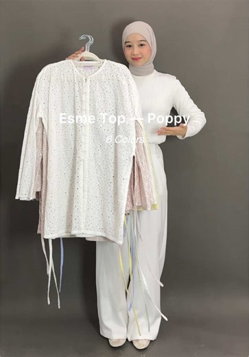 Yang lebarannya mau simple-simple aja, cobain Esme Top deh! #rayapenuhrasa #lebaran2026 #bajulebaran #rayaoutfit