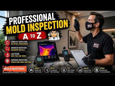 Professional Mold Inspection A to Z 👨‍🔬 - Mold Busters