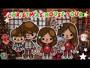 Christmas House Tour 2023🎅🏻✨|with voice🔊|Toca Boca Life World