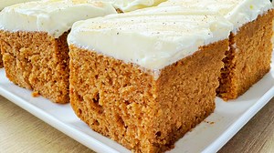 The secret to a perfectly moist pumpkin spice cake