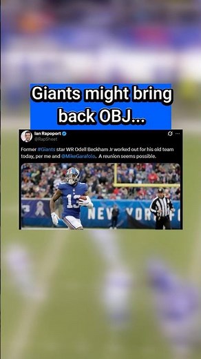 The Return of Odell?