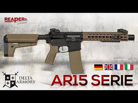 [Review] Delta Armory AR15 Serie (SilentOps Keymod) 6mm BB Airsoft/Softair -EN Subtitles