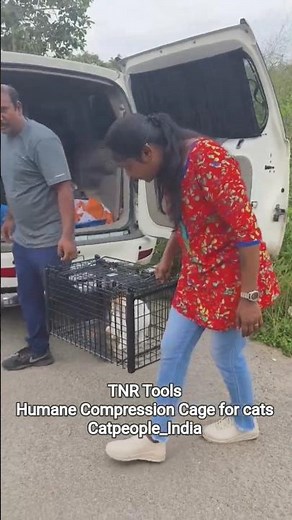 India’s own humane Compression Cage for cats — specially designed to help vets & citizens !