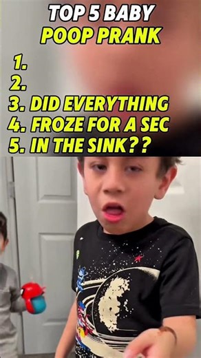 Top 5 Baby poop prank 😂 | Follow for more | #short #shorts #shortvideo #fyp #fypシ #tiktok #usa