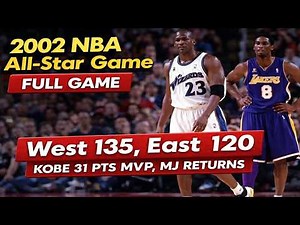 2002 NBA All-Star Game FULL GAME 🔥| Michael Jordan Returns | KOBE BRYANT 31 PTS MVP in Philadelphia