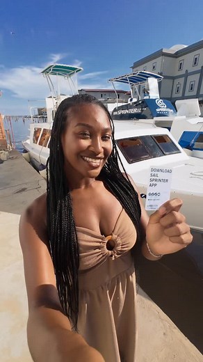 👀The Sail Sprinter App is currently live for Android users. Go download and book your next travel, that 5:40 PM boat that's leaving Belize City starting Nov 3rd is a tap away and no payment is needed within the app. Make your payment at our terminal. #belize #traveltiktok #airport #travel #vacation | Caribbean Sprinter