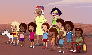 Deborah Mailman and Miranda Tapsell star in first Indigenous animated kids' TV series – video