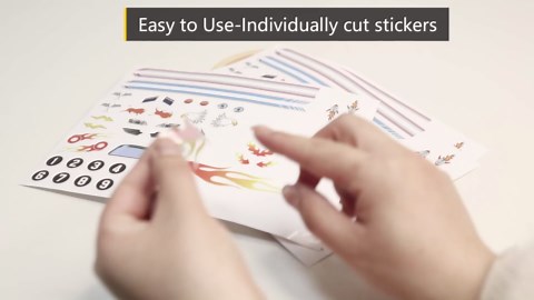 3 Pcs Derby Car Sticker Set-Racing Numbers, Flags, Lights, Stripes & Flame Decals - Peel & Stick Car Stickers for Derby Cars,Cool Decorations&Accessories for Your Vehicle