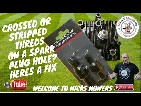 Spark Plug Stripped Or Crossed Threaded. Here's a Quick Fix.