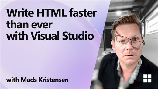 Write HTML faster than ever with Visual Studio