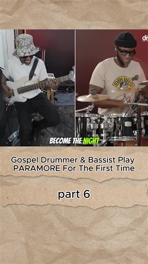 Gospel Drummer & Bassist Play PARAMORE For The First Time #drummer #drum #drumcover #viral