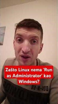 Zašto Linux nema 'Run as Administrator' kao Windows? #shorts