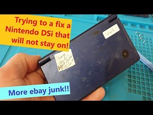 Trying to fix a Nintendo DSi that will not turn on