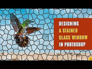50-Designing a stained glass window in photoshop
