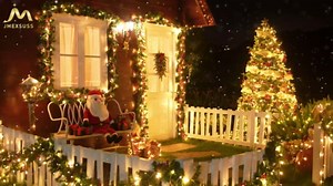 JMEXSUSS 168FT 600 LED Christmas Lights Outdoor Waterproof Clear Wire Indoor String Lights for Outside Warm White Christmas Tree Lights Plug in for Bedroom Wedding Party Valentines Decor