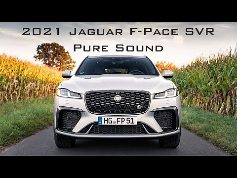 2021 Jaguar F-Pace SVR: Pure 5.0 Supercharged V8 Exhaust Sound