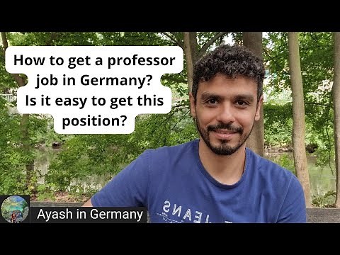 How to be a Professor in Germany? | Is it easy to get a Professor position?