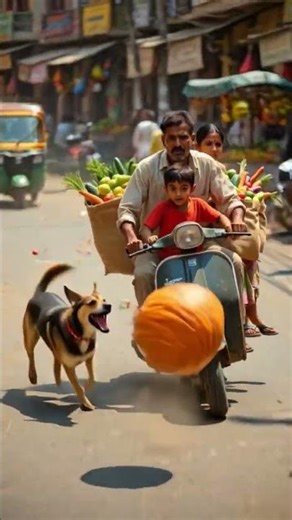 🛵 The "Grocery Load" Balance #comedy #relatable #family #groceryshopping