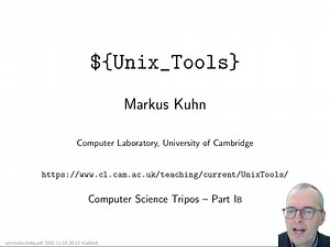 Department of Computer Science and Technology – Course pages 2021–22: Recordings