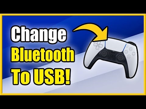 How to Change PS5 Controller from Bluetooth to USB to REDUCE Input LAG (Communication Method!)