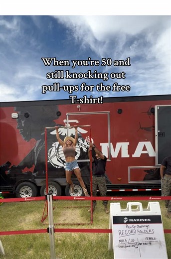 Still showing up— #fitover50 #PullUpChallenge #fitwomen #midlifemuscle #ageisjustanumber #healthyateveryage