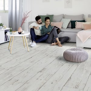 Sol PVC bois gris Loftex keywest misty GERFLOR rouleau l.4m | Leroy Merlin