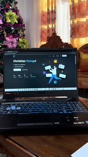 Rushing My Holiday Portfolio for Internship