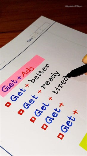 Common Collocations with "Get" for Daily Use | #learnenglish #englishcollocations