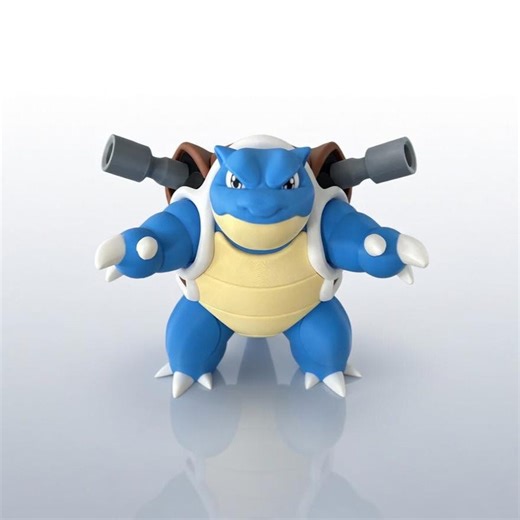 Large 12 Inch Blastoise Figure - 3D Printed Collectible Statue Toy - Etsy