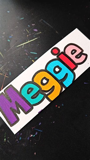 How to Draw and Paint: Beginner Name Drawing Tutorial