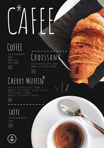 Coffee Shop Menu Template