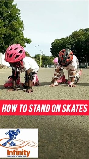 HOW TO STAND ON SKATES #skating#olympics#sports#inlinespeedskating