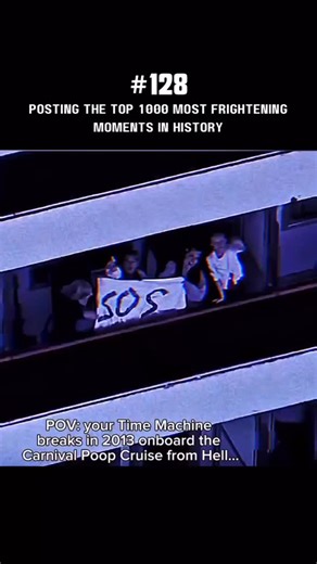 mostfrighteninghistory on Instagram: "In February 2013, the Carnival Triumph cruise ship departed from Galveston, Texas, heading towards the Caribbean with more than 4,200 passengers and crew onboard. Just two days into the voyage, a fire erupted in the engine room, disabling the vessel’s power supply and leaving it stranded in the Gulf of Mexico. Without electricity, air conditioning, or functional plumbing, what was intended to be a luxurious vacation quickly devolved into a distressing ordeal