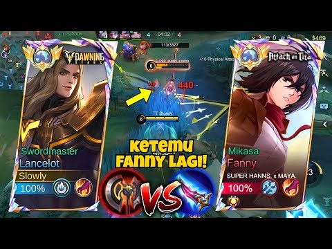 SUPER HARD GAME!😱 GLOBAL LANCELOT VS PRO FANNY! INTENSE MATCH! - Mobile Legends