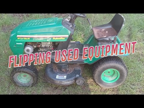 How To Flip A Used Riding Mower To Make A Profit
