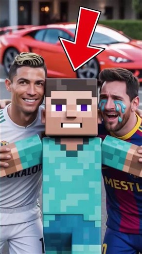 Messi’s Lambo Made Ronaldo Cry… Then Steve 😢🚗