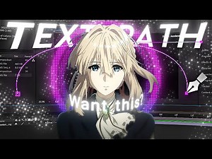 3D TEXT PATH in After Effects | AMV Tutorial | XXAHID