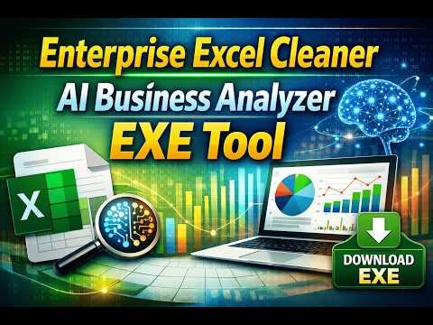 Enterprise Excel Data Cleaner & AI Business Analyzer | EXE Tool Demo