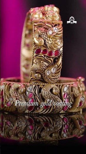 Bridal Gold Coated Silver Bangles - Elegant Wedding Jewellery Collection